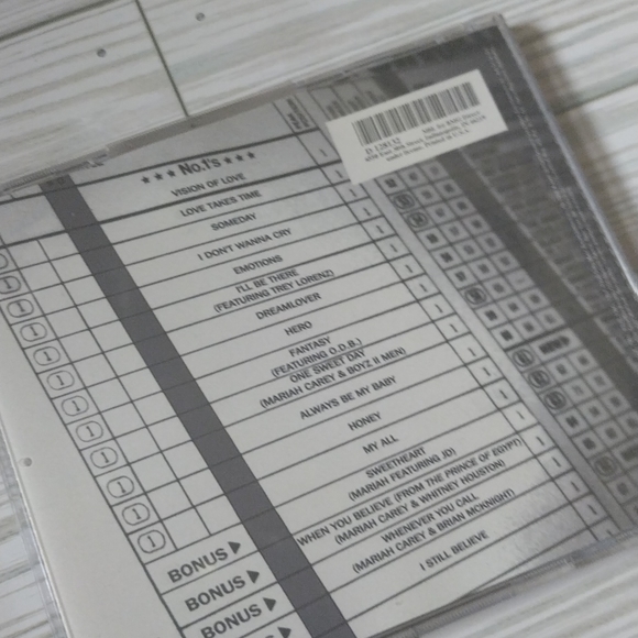 Mariah Carey CD, #1's CD - Picture 2 of 4